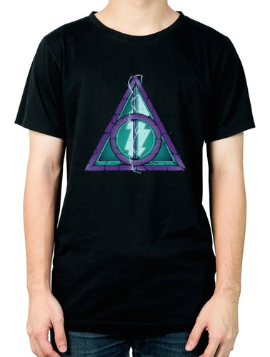 Remera Harry Potter Deathly Hallows  688 Dtg Minos