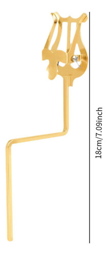 Suporte De Partitura Para Saxofone, Braçadeira De Alta Ouro