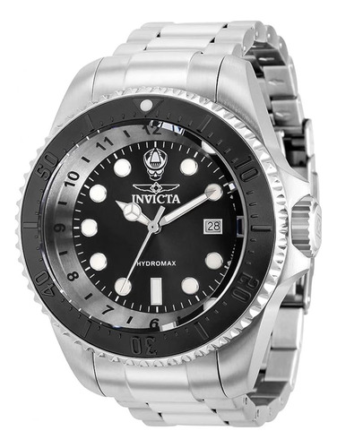 Reloj  Para Hombre I-38018 Cuarzo Esfera Negra De 3