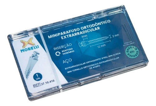 Microimplantes Extrarradiculares X1 Acero Ortodoncia Morelli