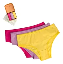 Comprar Kit Com 3 Calcinhas Calçola Em Cotton Diamantes Lingerie
