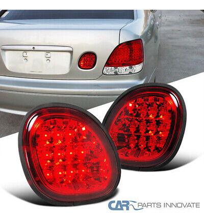 98-05 For Lexus Gs300 Gs400 Gs430 Red Led Brake Lamps Tr Ttx