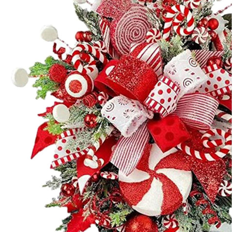 Guirnalda Colgante De Puerta De Pared Con De Navidad, Corona