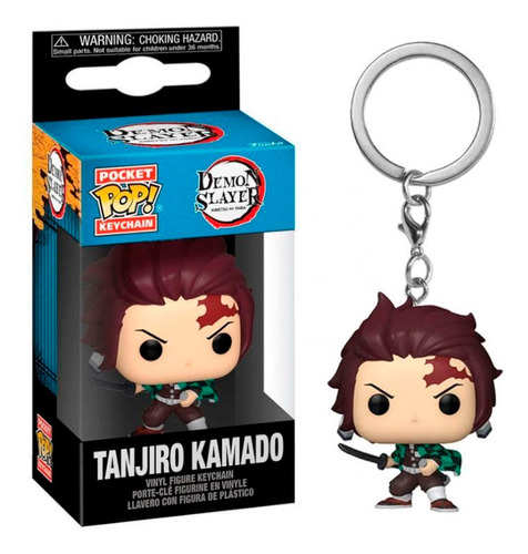 Funko Pop Keychain Demon Slayer Tanjiro Kamado