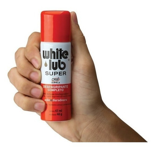 Mini Óleo Desengripante Spray White Lub 65ml Antiferrugem