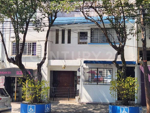 Casa En Venta Con Local Comercial En Pb Y Departamento Independiente En Narvarte