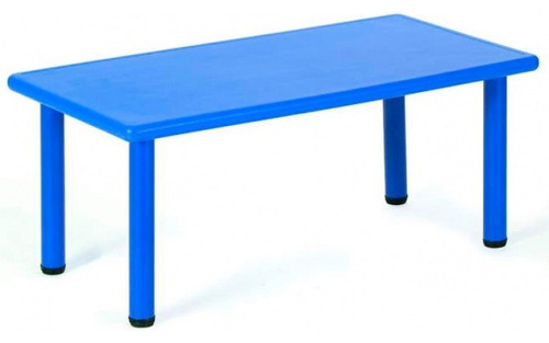 Mesa De Plastico Rectangular Para Niño Verde Roja Azul