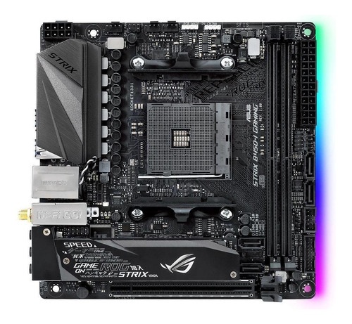 Placa-mãe Asus Rog Strix B450-i Gaming Wifi Amd Am4 Mini-itx