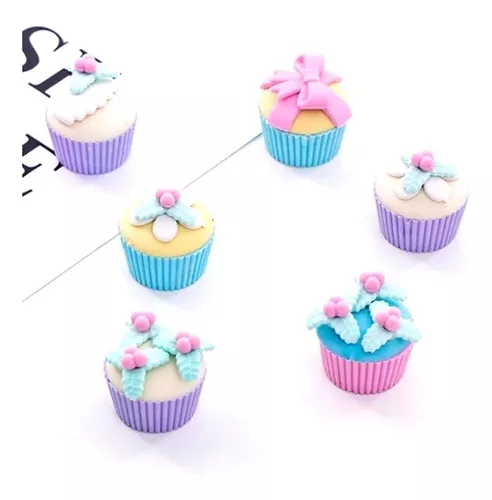 Kit com 6 Borrachas Cupcake