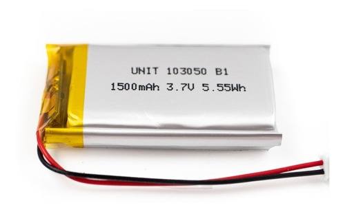 1500mah Bateria Recargable Lipo 103050 3.7v 50x30x10 Mm