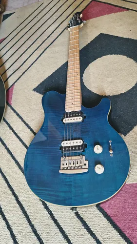 ギター Sterling by Music man S.U.B Axis Blue Guitarra Sterling By Music Man Axis Blue | MercadoLivre