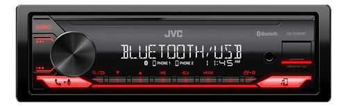 Estéreo De Coche Jvc Kd-x280bt Bluetooth Con Puerto Usb 50 W