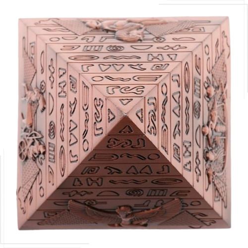 Pirâmide Egito De Metal Queops Orgonite Quefren Miquerinos