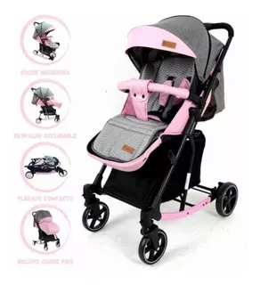 Coche Cuna Para Bebe Babyhappy Paris Con Cubertor De Pie