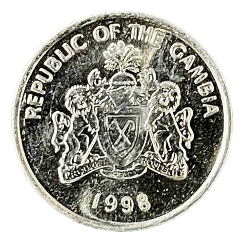 Gambia - 25 Bututs - Año 1998 - Km #57 - Africa - Palmera