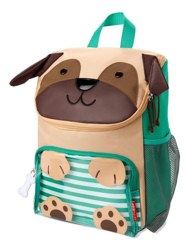 Mochila Costas Escolar Lancheira Zoo Cachorro Pug Skip Hop