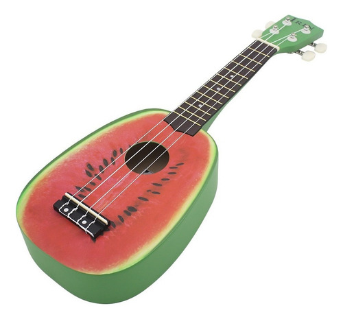 Ukulele Sandía Guitarra 21inch 4cuerdas Principiante Instru