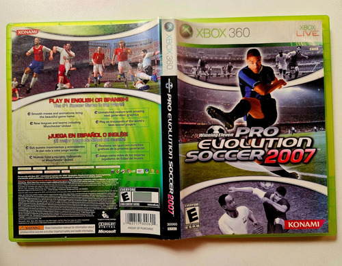 Jogo Winning Eleven Pro Evolution Soccer Pes 2007 Xbox 360 (Usado)