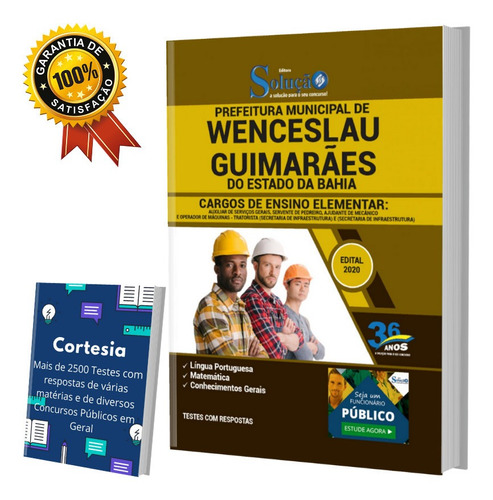 Apostila Prefeitura Wenceslau Guimarães Ba Ensino Elementar