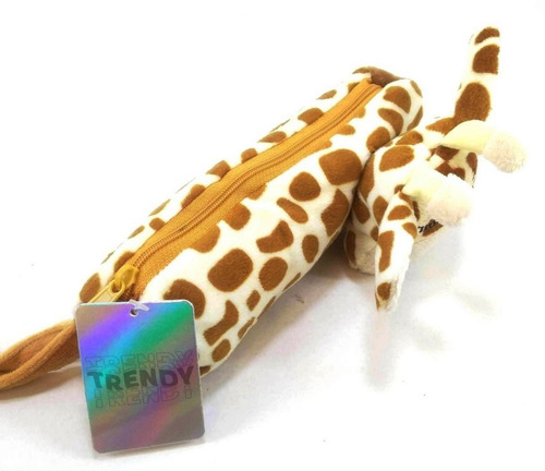 Imagen 3 de 9 de Cartuchera Escolar Trendy Tubo Animales Con Cierre