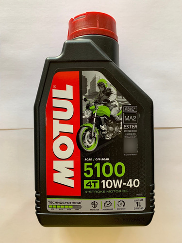 Aceite Motos Motul 4 Tiempos 5100 Technosynthese 10w40