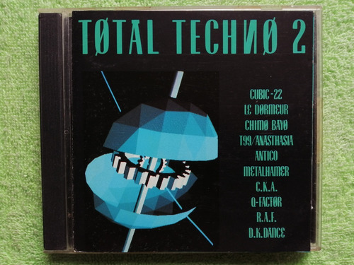 Eam Cd Total Techno 2 1991 Megamix Chimo Bayo T 99 Raf Cka