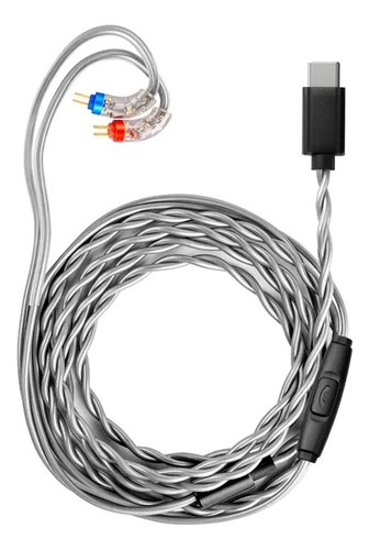 Cable De Audífonos Fiio Ls-tc1 Usb C A 0.78 Mm