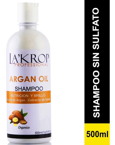 Shampoo Sin Sulfato Sin Parabenos 500ml