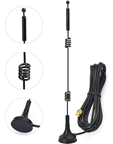 Bingfu Wifi De Doble Banda 2.4ghz 5ghz 5.8ghz 9dbi Base Magn