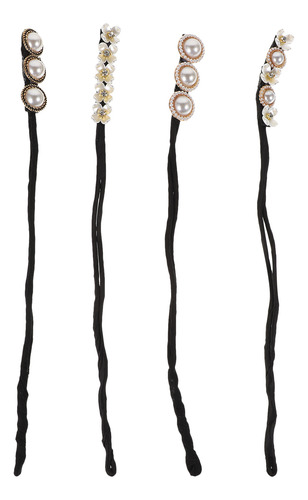 Faixa De Cabelo De Metal, Faixa De Cabelo Simples, Fofa, 4 U