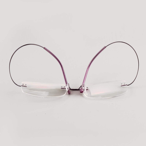Poxas Memory Titanium Gafas De Lectura Ligeras Sin Marco, Ma