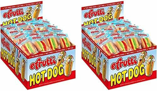 Dulce De Gomita, E.frutti Gummi Hot Dogs (60 Unidades) (paqu