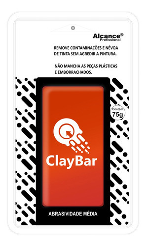 Barra Descontaminante Clay Bar Média 75g Alcance