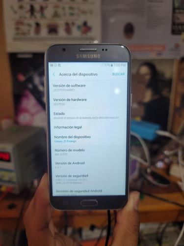 Display Samsung J3 Emerge Original Sm-j327p Plateado (Usado)