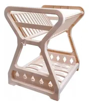 Comprar Escurridor Seca Platos Vasos Cubiertos 2 Niveles De Plástico