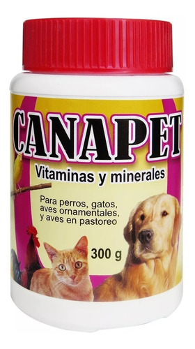 Vitaminas Y Minerales Canapet Perros, Gatos, Aves Entrega Ya