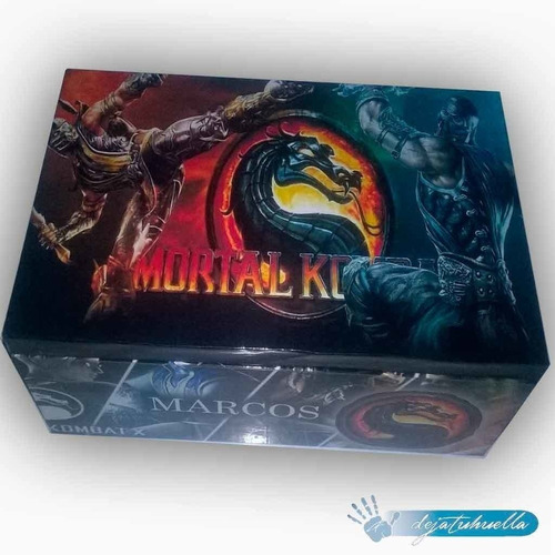 Mortal Kombat Cofre De Madera. (15x15x10)