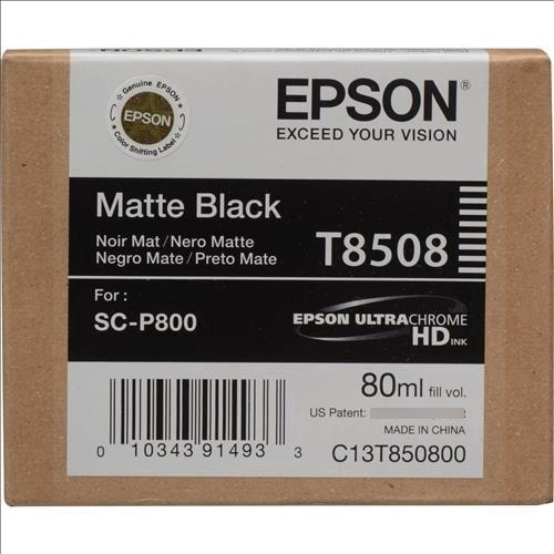  Tinta Epson Sc-p800 Negro Mate