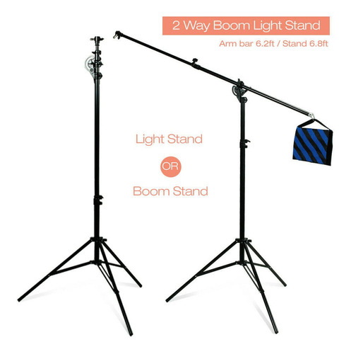 Set X2 Soportes Para Luces Way Boom Con Bolso De