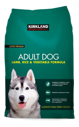 Imagen 1 de 4 de Alimento Premium Kirkland Perro Adulto Sabor Cordero 18.1kg