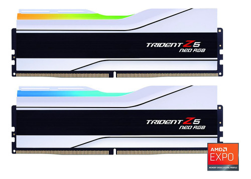 Memória G.skill Trident Z5 Neo AMD Expo 48GB 2x24GB 6400mhz Branco