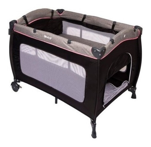 Cuna Corral Mecedora De Bebe/niños,incluye Toldo Cambiador