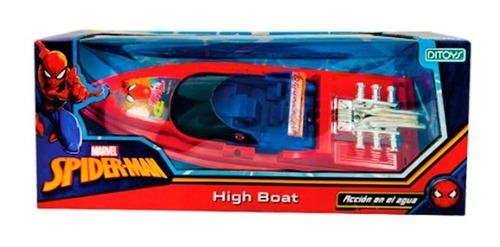 Spiderman High Boat Lancha A Pila
