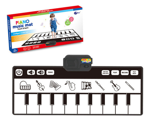 Alfombra Con Teclado De Piano Para Niños, Danza Y Música, 80