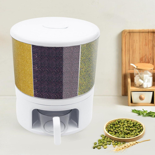 Dispensador De Granos Rotatorio 360° Juoptgj 11kg 6
