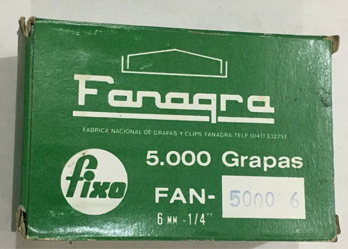 Grapas Fanagra Para Tapicería Y Carpintería 5006 Y 5009