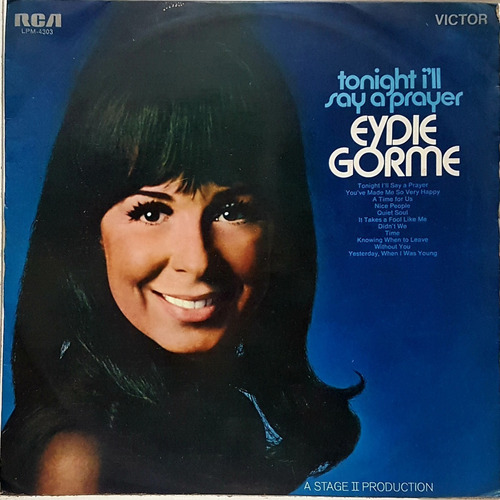 Lp Eydie Gorme - Tonight Ill Say A Prayer - Rca Victor  1970