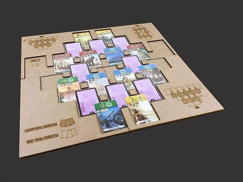 Playmat Em Mdf Para 7 Wonders Duel - Sem Case
