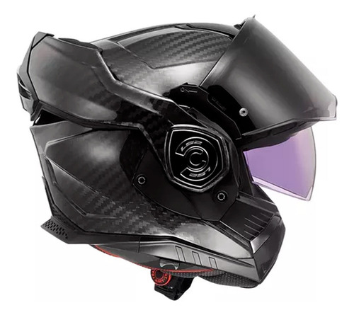 Casco para moto rebatible LS2 Advant escamoteável Advant X ff901 negro y azul mate cyber talle XXL