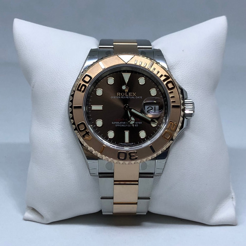 Rolex Yacht Master 116621 Oro Rosa Acero Cara Chocolate Nuev